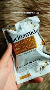 AR Glow Skin Niacinamide Brightening Soap 80g Face and Body Whitening Acne Care AHA Soap