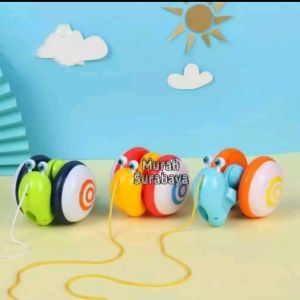 Mainan Anak Lucu Dan Bisa Nyala Ada Musik Siput Bisa Bergoyang 49090 / Mainan Anak Unik Dan Lucu Bisa Di bawa Kemana mana Ada Tali Untuk Menarik Siput | Mainan Anak Terbaru Dan Bagus Di Tarik Manual Mainan Anak Murah Meriah