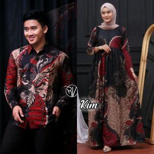 Batik Couple Pasangan Gamis Batik Kemeja Sepasang Couple Suami Istri Baju Sarimbit