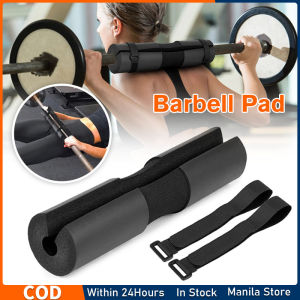 Barbell Squat Pad Neck & Shoulder Protective Pad Relief Pressure from Neck for Squats Lunges Hip Thrusts,with Safety Straps