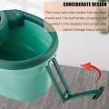 Spin Mop And Bucket Set Durable Stainless Steel  Spin Rinse Dry Easy To Use With Wheels 360 Cleaning Tools Mop. 