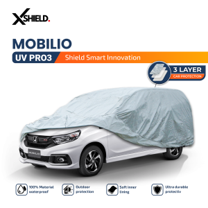 3 Layer Cover Mobil Mobilio Sarung Penutup Aluminium Film Material Waterproof & Anti UV