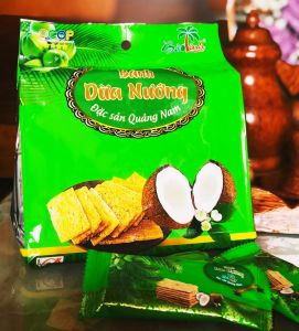 Bánh Dừa Nướng Bảo Linh 150g - Thơm Ngon Giòn Rụm - Công thức Gia Truyền - Đặc Sản Quảng Nam - Hàng Chính Hãng