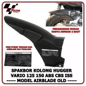 HUGGER VARIO 125 150 OLD NEW ABS CBS ISS SPAKBOR KOLONG HAGER HUGER AIR BLADE FENDER HONDA VIETNAM V125 V150 ACCECORIES AKSESORIES SPORTY 2012 2013 2014 2015 2016 2017 2018 2019 2020 2021 2022 2023 2024