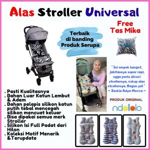ALAS STROLLER UNIVERSAL PREMIUM SEMUA MEREK STROLER BAYI DOUBLE LAYER KAIN BISA CARSEAT BY NDOLLOLO
