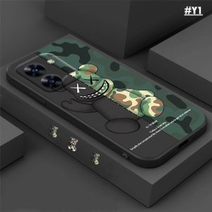 (Lokal Ready) Casing hp Infinix Hot 30i Hot 20S Note 12 G96 Note 12 Pro Hot 12 Play Hot 11 Play Hot 9 Play Hot 10 Play Hot 10S 10T Smart 6 Smart 5 Cool Tide Brand Kamuflase Beruang Soft Case