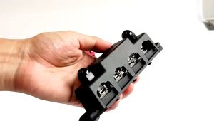 Quivlox Battery Bus Bar Terminal Power Distribution Block Marine Rv Cover M8 Screw Heavy Duty 250a 12v 48v Electrical