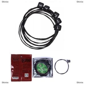 [COD] Shinia 6pcs lot Nylon + 3 %Polyester Classic Guitar String NX35-C Color Plated Wire