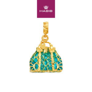 HABIB Oro Italia 916 Yellow Gold Charm (Handbag) GCM91141023(GRN)