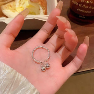 Cincin Lonceng Elegan Adjustable Cincin Twist Fashion Wanita