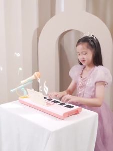 37 Key Childrens Electronic Keyboard Toy Girl Beginner Multi-Function Music Piano Can Play Musical Instrument Home Gift Male