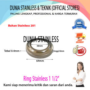Ring Stainless 1 1/2in 201 Aksesories stainless steel interior bangunan