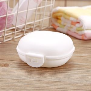 Macaroon Color Soap Box with Lid Outdoor Travel Portable Soap Holder Container Mini Soap Case Dish