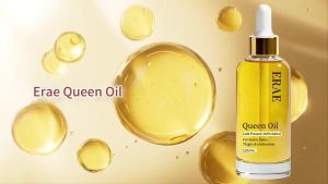 Eraé Queen Oil - Cold-Pressed Natural Botanical Firming Oil - for Crepey Skin Firming & Hydrating - for Crepey Aging & Menopausal Skin on Arms Tummy & Thighs 4 fl oz(120ml)