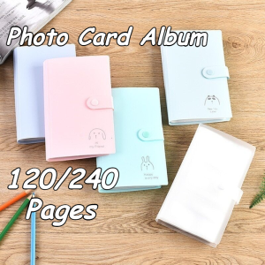 120/240 Pages Pocket Card Book Cards Idoi Photo Card Photo Album Capacity Scrapbook Binder Holder