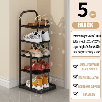 Rak Serbaguna Rak Sepatu Rak Multifungsi 7 & 8 Susun Besi
