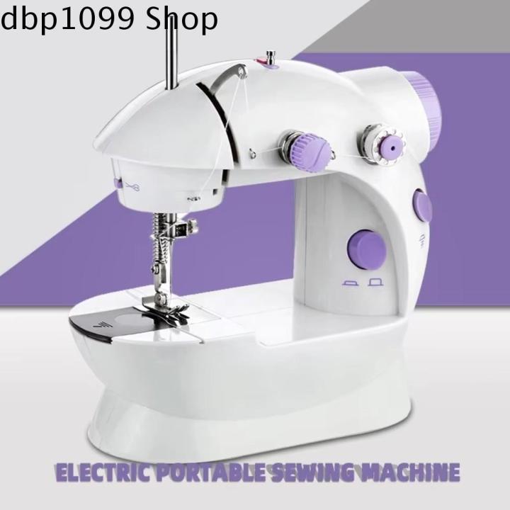 DBP1099 Double Thread Electric Sewing Machine LED Light 2-Speed Sewing ...