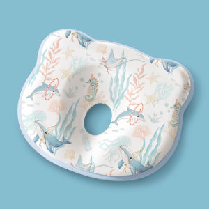 Einmilk Premium Baby Silicone Shaping Pillow for Flat Head Syndrome Prevention Ergonomic Neck Support Newborn to Toddler