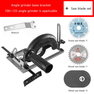 ⭐In Stock⭐45° Adjustable Cutting Depth Positioning Bracket Angle Grinder Retrofit Cutting Machine Slotting Base For100-125MM Angle Grinder