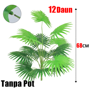 DAUN PALEM PLASTIK DAN POT 125CM DAUN PALEM JUMBODAUN ARTIFICIAL DAN PALSU DAUN PLASTIK DEKORASI TANAMAN HIAS MURAH