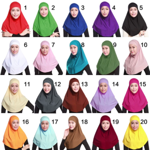 Hồi giáo cotton cho quấn đầu Turban thời trang căng 2pcs mũ trùm hijab headscarf hồi giáo màu trơn underscarf bonnets hat