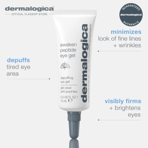 Dermalogica Awaken Peptide Depuffing Eye Gel 15ml - firms hydrates and depuffs