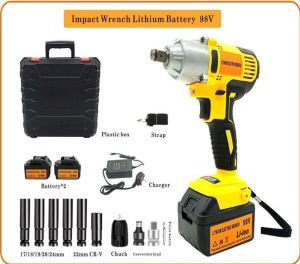 Lady Drivers! Offer now S$95 only Powerful 280 Nm cordless 98V impact wrench tool in removing and tightening lug nuts of cars