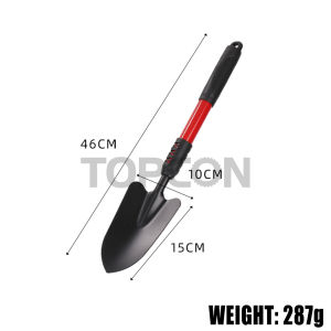 Shovels For Digging 31cm/46cm Metal Gardening Shovel Heavy Duty For Gardening Ergonomic Grip Metal Garden Hand Shovel
