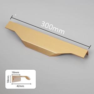 Long handlesBlack and Gold aluminum alloy invisible handles built-in handles for cabinet and wardrobe doors Tahan lama