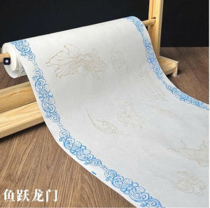 Giấy Cuộn Thanh Hoa Miêu Kim cực dày 70g không nhòe mực viết tác phẩm triển lãm thư pháp siêu đẹp