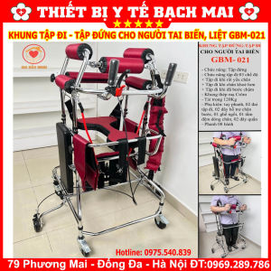 Khung Tập Đi Tập Đứng GBM-021 Phục Hồi Chức Năng Đi Lại Cho Người Tai Biến Liệt Già Yếu