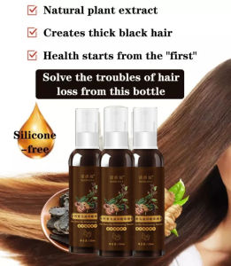 Hàn Quốc xịt đen tóc làm đen tóc hà thủ ô tóc bạc chuyển sang màu đen 100ml tóc bạc sớm tóc bạc chuyển đen nhanh chóng có hiệu quả dưỡng ẩm tóc