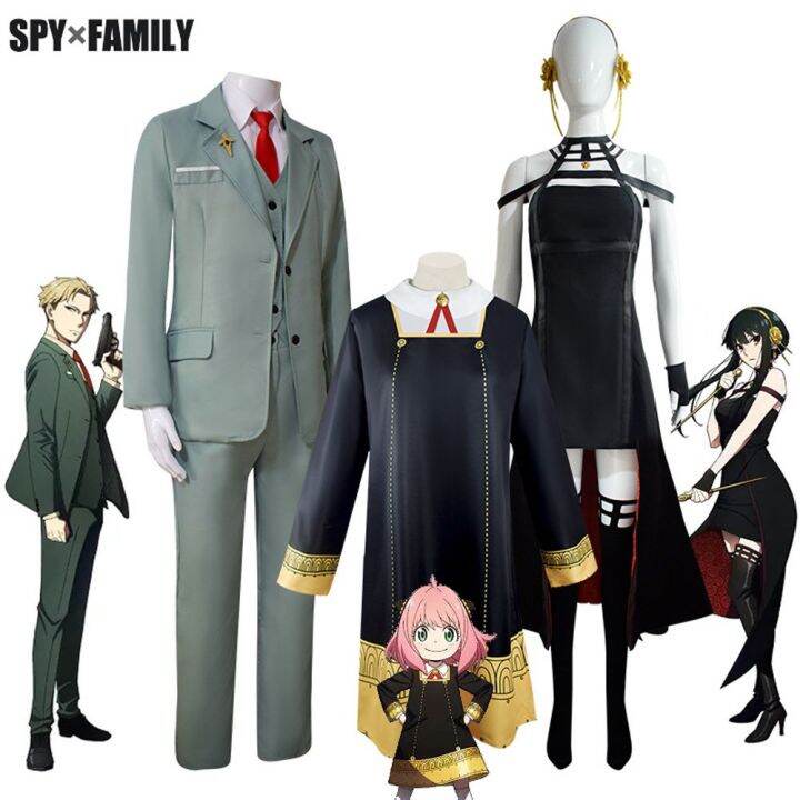 BEIBEI Halloween Dress Loid Forger Yor Forger Korean Anime Clothes ...