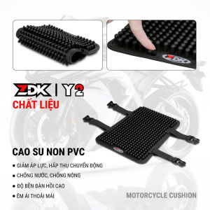 Đệm Yên Cao Su ZDK 3D Thông Khoáng Chống Nước Cho Xe Máy - Phụ Kiện Nội Thất Đa Năng Việt Nam