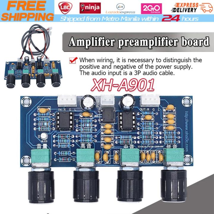 【Local Warehouse】【XHA901】 Preamplifier Tone Control Board Kits Speaker