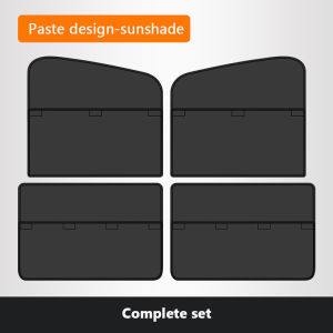 SEAMETAL Magnetic Car Window Sunshade Detachable Spliced Side Window Curtain Heat Insulation UV Protection Car Glass Protection Film