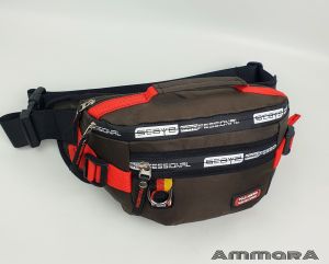 Tas Selempang Pria Anti Air POLO AMSTAR Sporty Waistbag Waterproof