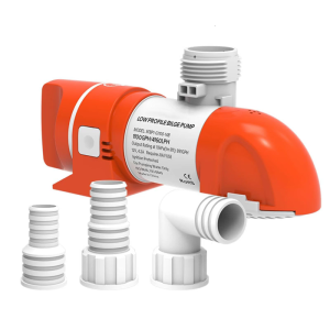 1100GPH Auto Sensing Marine Bilge Pump 12V Submersible Drainage System Water Removal Pump for Boats Yachts Strong