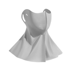 FLYING Ice Silk Sun Protection  UPF50+ Full Face Sunshade Face   Breathable Anti-UV Neck Scarf Summer