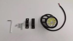 2PCS 60W Led Work Headlights for Motorcycle Universal Moto Spotlight LED Motorcycle Headlight Auxiliary 12V 24V Car Lamp