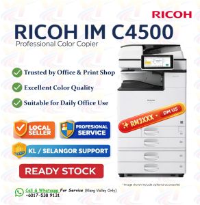 <New Model> Mesin Warna Recond Ricoh IMC4500/IMC5500