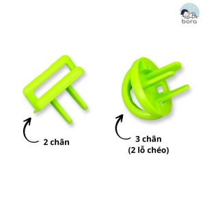 Bịt ổ điện cao cấp giữ an toàn cho bé màu sắc đẹp có quai tháo ra dễ dàng