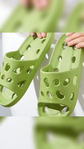 [Free Shipping] WomenS Outdoor Slippers 2025 New Summer Non-Slip Thick-Soled Petal-Shaped Home CoupleS Sandals With A High-End Feel
