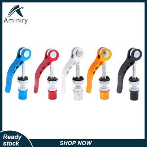 Aminiry[Love sports] Bicycle Quick Release Aluminium Alloy Bike Seat Post Clamp Seatpost Skewer Bolt