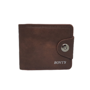 Dompetkoe Dompet Pria Anak Muda Keren Terbaru Model Lipat Dua Kancing Magnet Bahan Premium Distro
