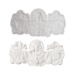 แม่พิมพ์ทางศาสนาหล่อแม่พิมพ์เครื่องประดับโอบกอดแม่พิมพ์ปูนปลาสเตอร์แม่พิมพ์ซิลิโคนสำหรับตกแต่งวันหยุด