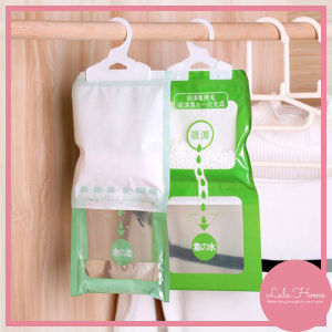 100g Closet Wardrobe Dehumidifier Bag Desiccant Hanging Moisture Absorber Ani Mold Deodorizing 可挂式除湿袋