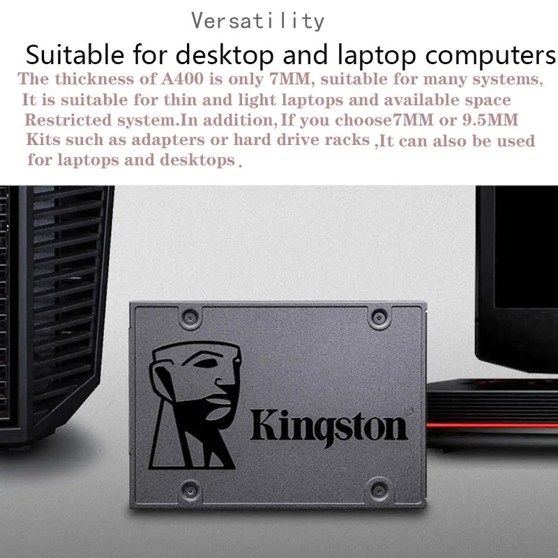 Kingston SSD A400 1TB 960GB 480GB 240GB 120GB 2T SATA III 2.5