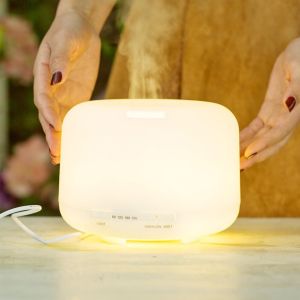 500ML Cool Mist Aroma Diffuser – 7 Color LED Waterless Shut-off Ultrasonic Humidifier