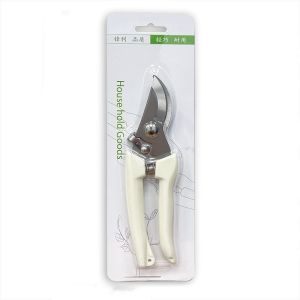 Kéo Cắt Cành Lưỡi Cong/ Thẳng Không Gỉ Có Độ Cứng Cao Lò Xo Đàn Hồi Cán Bọc Nhựa PP